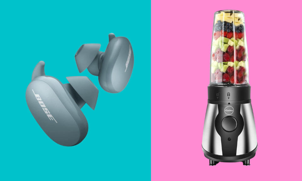 earbuds, blender