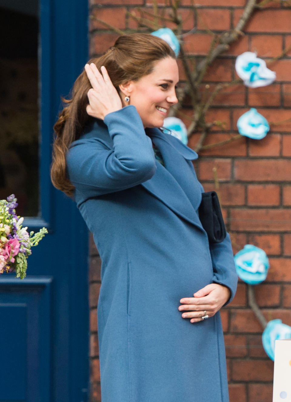 February 18, 2015: Kate Middleton in Stoke on Trent, England