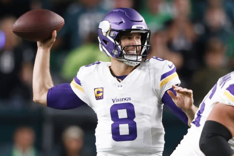 The Minnesota Vikings are 2-2 since losing starting quarterback Kirk Cousins to a torn Achilles. File Photo by John Angelillo/UPI