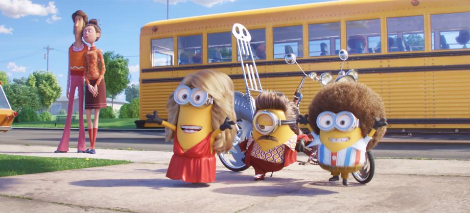 The Minions take it back to the '70s in this sequel<span class="copyright">Courtesy of Illumination Entertainment and Universal Pictures</span>