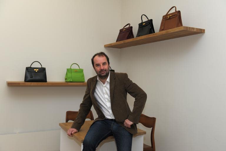 Loic Bocher, co-founder of Collector Square, a website that touts itself as giving "another life" to luxury items, and which did just that for 5,000 luxury cast-offs last year