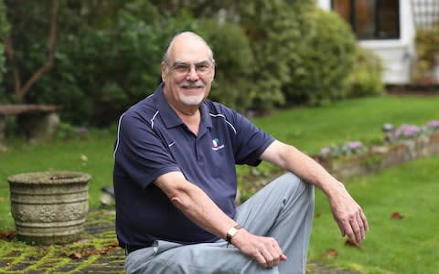 Nigel Timson, one of Wooden Spoon's original five founders, pictured at his home in Maidenhead - Credit: &nbsp;John Lawrence