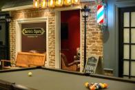 <p>Kevin has peronalised the basement, which features a pool table, cigar room, and cinema room.</p>