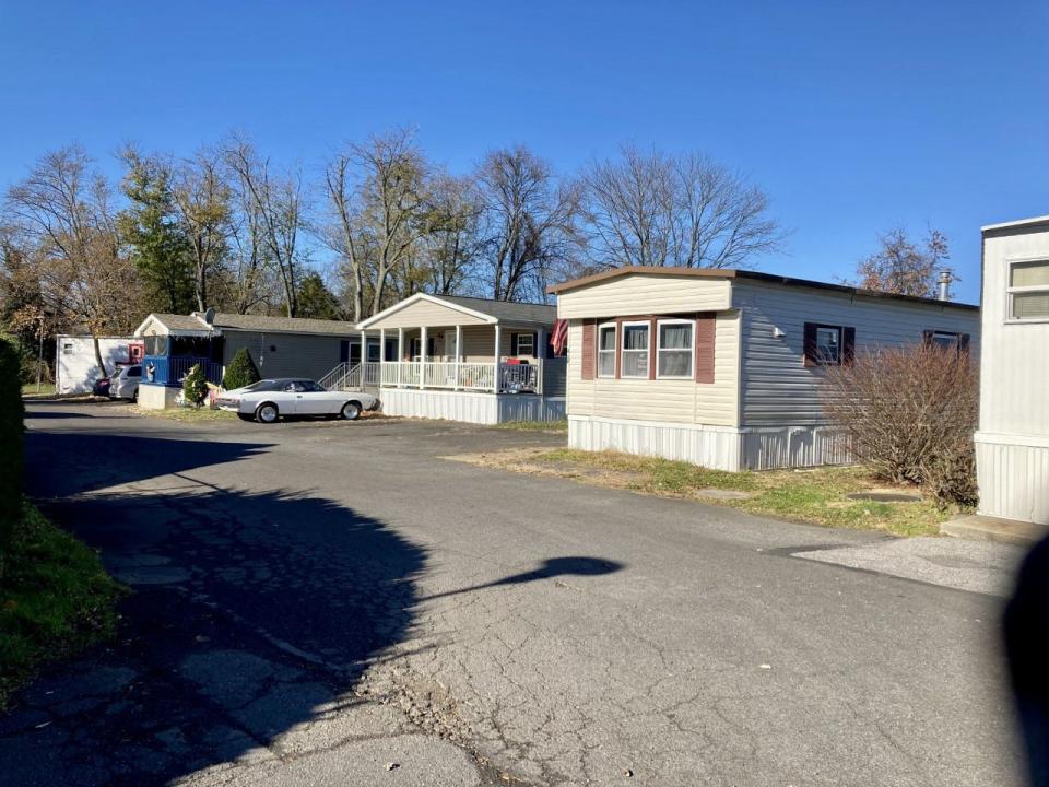 Mobile home in the center is where Bensalem police allege Joshua "Ash" Cooper, 16, shot and killed a 13-year-old friend on Nov. 25, 2022.