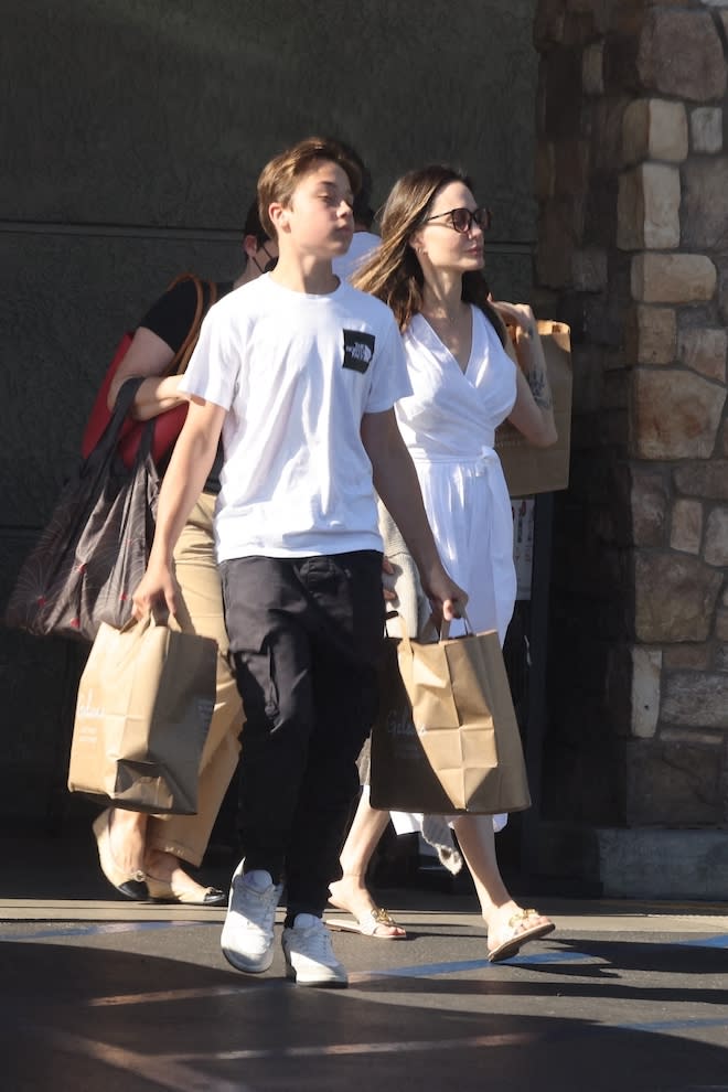 Angelina Jolie et son fils