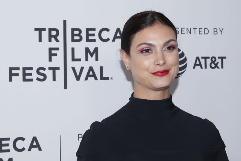 Morena Baccarin is set to star in CBS' "Fire Country" spin-off "Sheriff Country." File Photo by John Angelillo/UPI