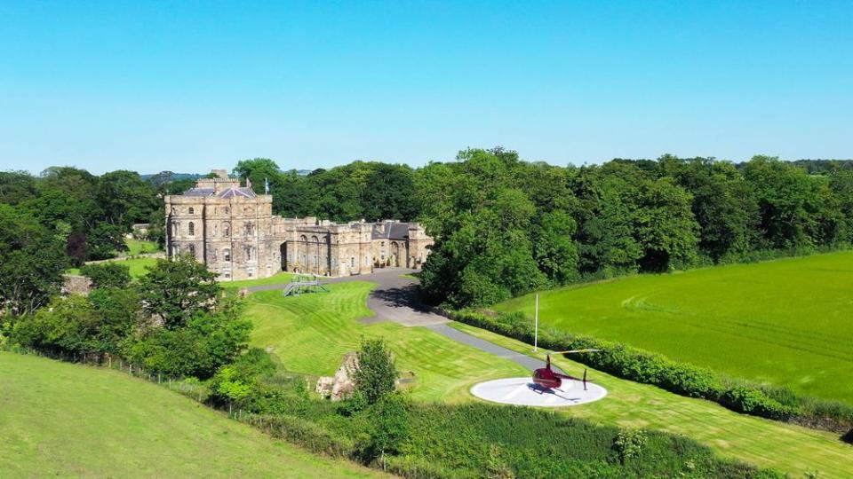 Seton Castle in Scotland