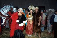 <p>Katie Couric, Al Roker, Ann Curry, and Matt Lauer show off their Halloween costumes on set of the TODAY show.</p>
