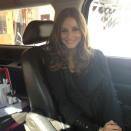 Olivia Palermo tweeted on her way to NYFW.