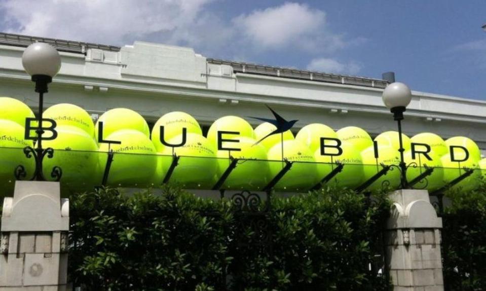 The Bluebird’s terrace is sure to get the Wimbledon ball rolling (The Bluebird)