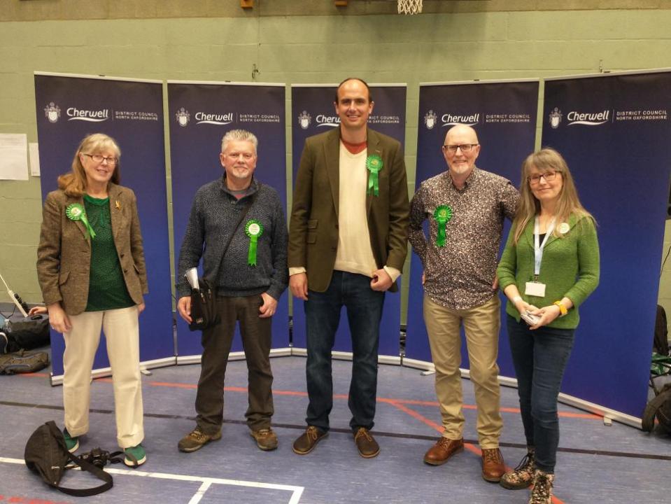 Oxford Mail: The Green Party at the latest round of district council elections