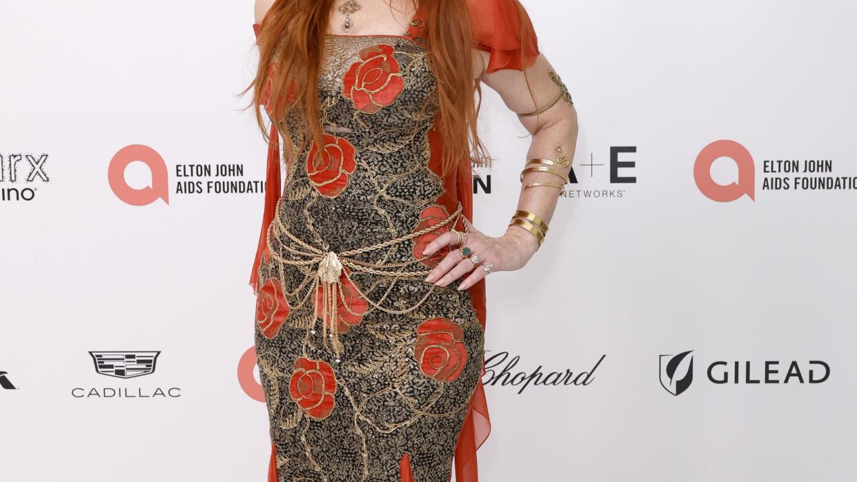 charlotte tilbury elton john aids foundation's 32nd annual academy awards viewing party arrivals