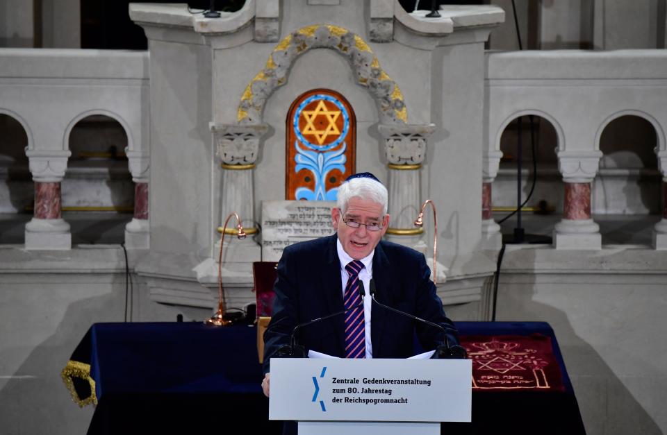 Josef Schuster is the president of the Central Council of Jews in Germany. (Photo: TOBIAS SCHWARZ via Getty Images)