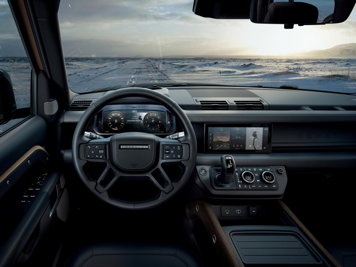 The Defender gets a dual-screen setup