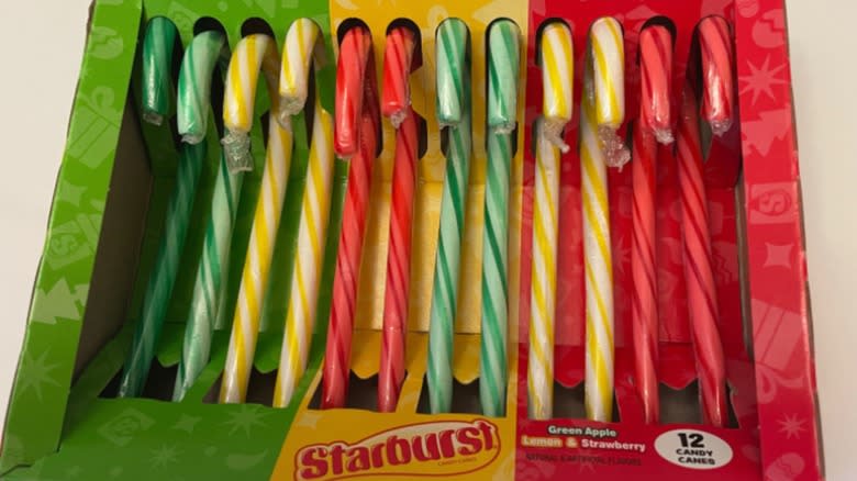 Starburst candy canes
