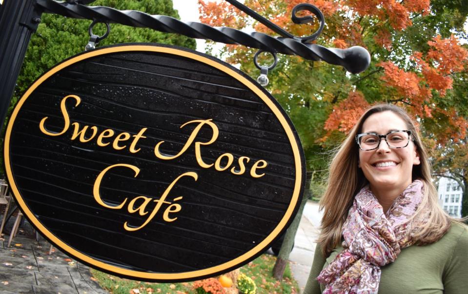 Lisa Normandin owner of the Sweet Rose Cafe.