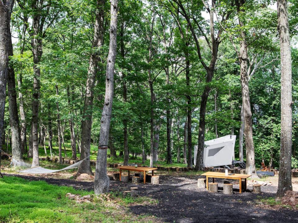 Jupe's off-grid tiny home hotel.