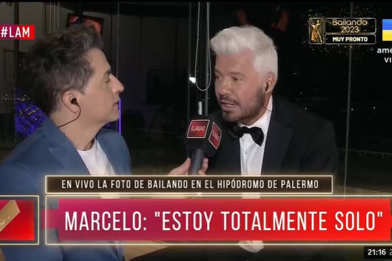 Marcelo Tinelli habló un largo rato con Angel de Brito y todo el equipo de LAM (América)