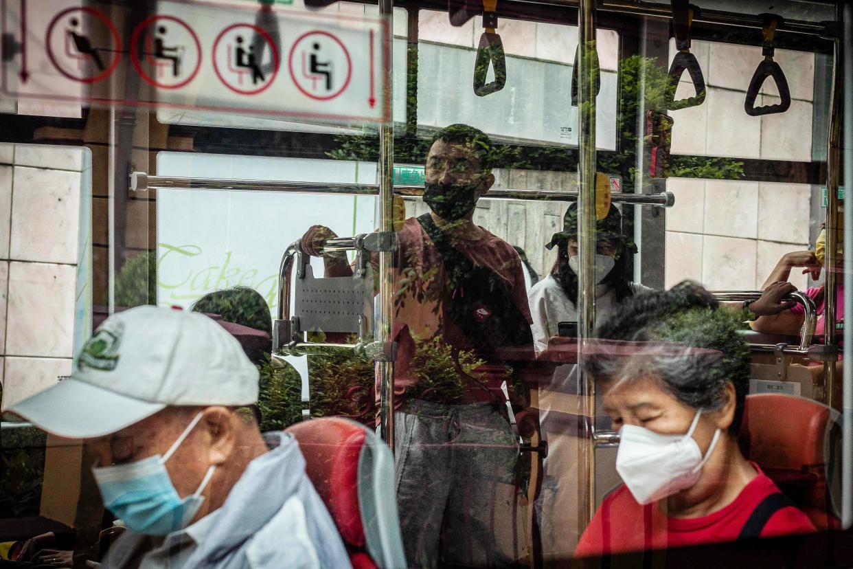 China Covid Restrictions in Macau Face Masks (Eduardo Leal / AFP - Getty Images)