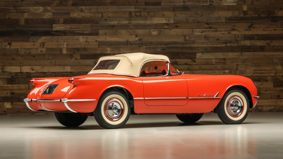 A 1955 Chevrolet Corvette Roadster.