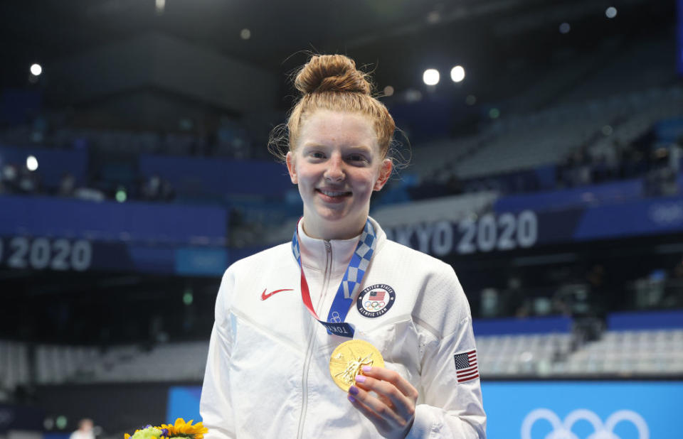 Lydia Jacoby ist die erste olympische Schwimmerin aus Alaska – und konnte direkt Gold verbuchen! (Bild: Getty Images)