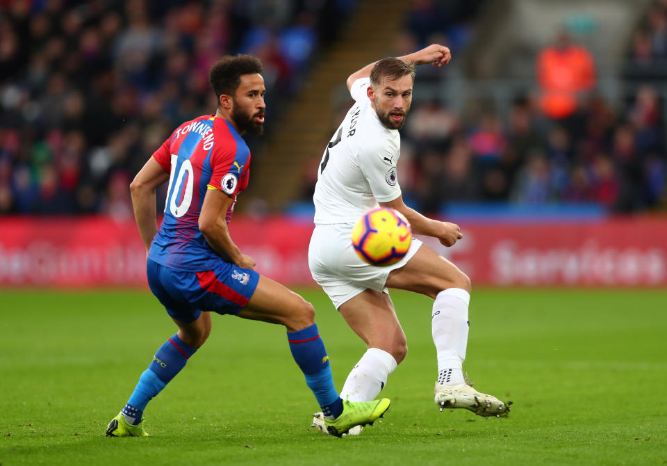 Hodgson started without a recognised forward again, choosing Townsend and Zaha up top