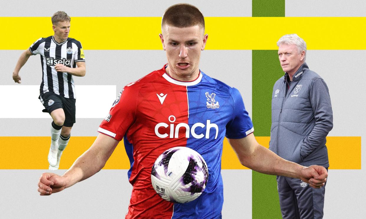 <span>(From left to right) Matt Ritchie, Adam Wharton, David Moyes.</span><span>Composite: Getty, Rex Features</span>