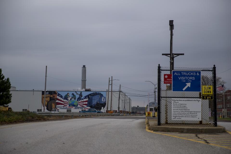 The GE plant in Erie, PA. (Photo: Eric Thayer for Yahoo News)