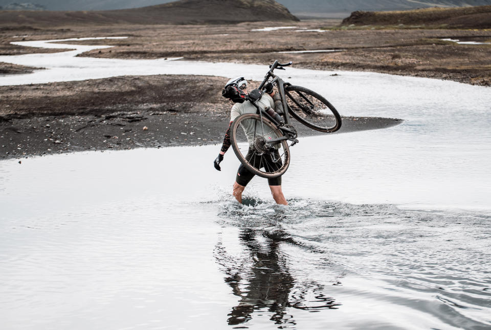 Water crossings were plentiful, and the temperatures very cold