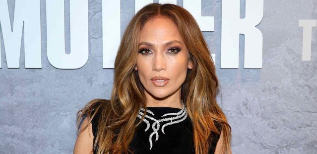 Jennifer Lopez Yassified Her Versace LBD With the Blingiest Stilettos