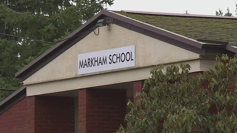 Markham Elementary School in Portland, January 22, 2024 (KOIN)