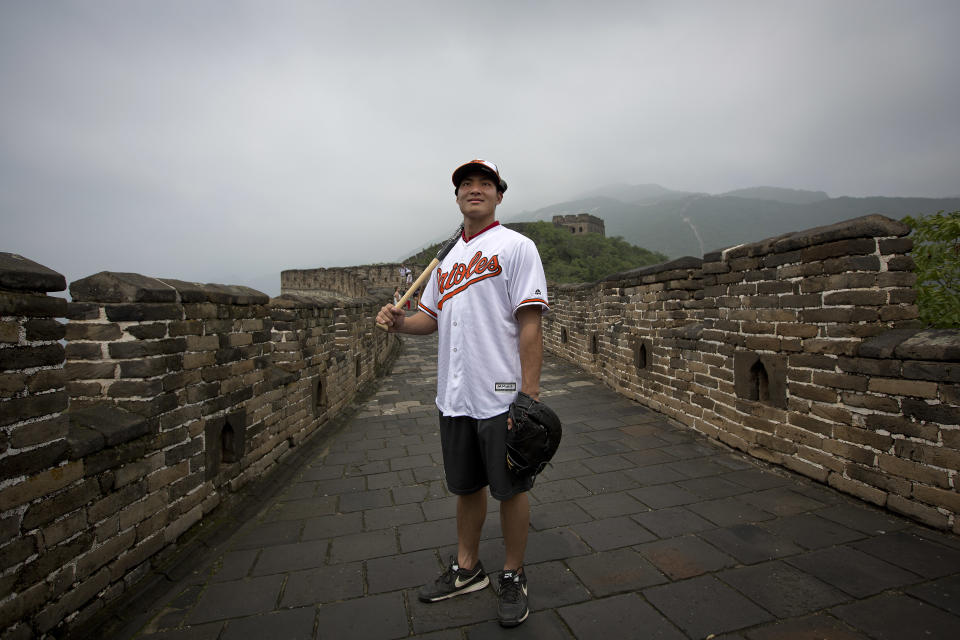 Xu Guiyan was the first Chinese baseball player to sign an MLB contract, but more could be on the way thanks to a new deal by MLB. (AP)