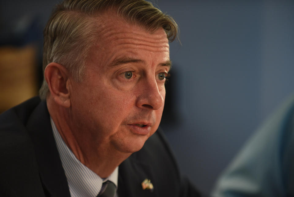 An ad from Virginia GOP gubernatorial candidate Ed Gillespie accuses&nbsp;Democrats in the state of jeopardizing public safety by restoring voting rights to former felons. (Photo: Astrid Riecken/The Washington Post via Getty Images)