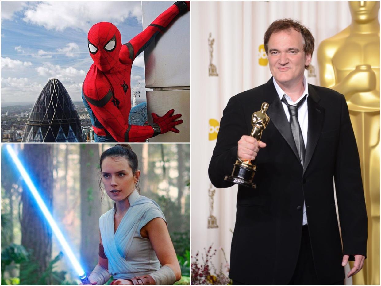 Spiderman, Quentin Tarantino, Rey