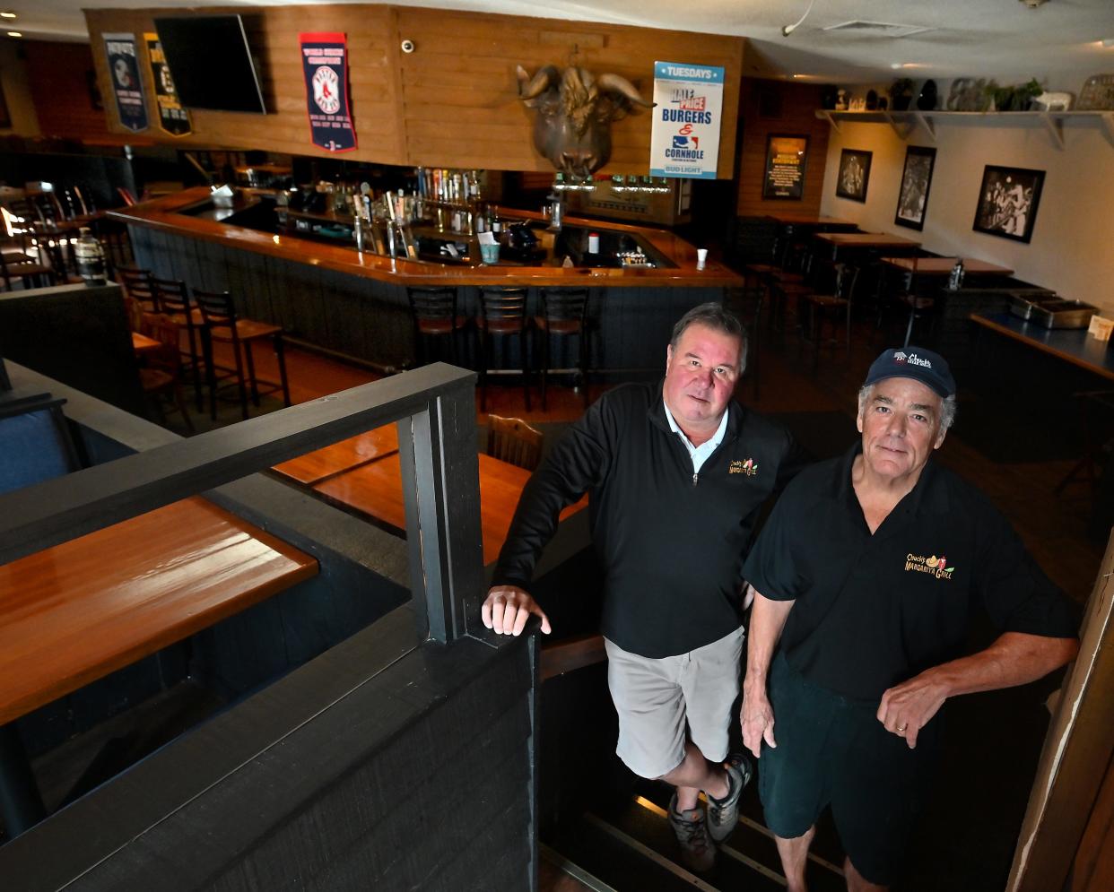 Chuck's Steakhouse owners Steve Londregan and Tom Flynn.