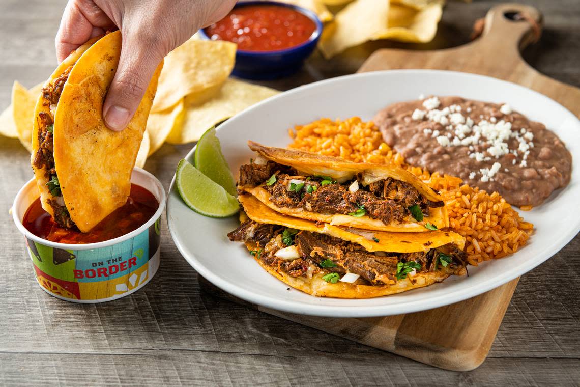 Tacos and salsa from On The Border, which wants to open a Lexington location. Provided