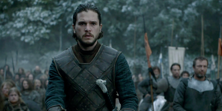 Jon Snow in 'Game of Thrones' season 6, episode 9 'Battle of the Bastards' (CREDIT: HBO)