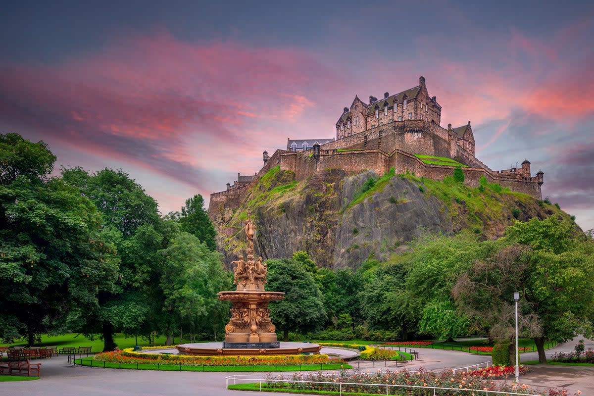 The Borders Historic Route officially ends at Edinburgh Castle (Getty Images)