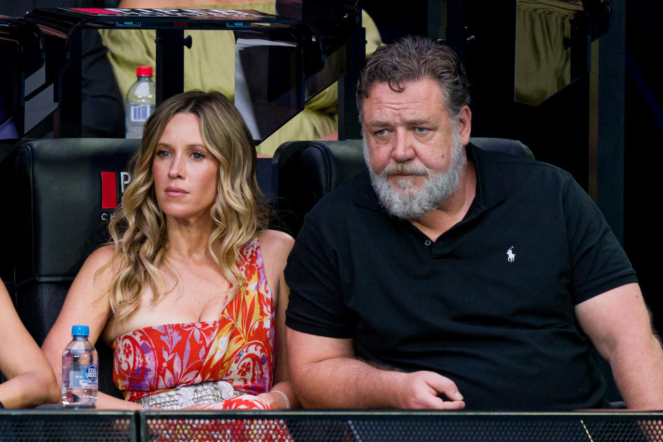 Russell Crowe mit seiner Britney Theriot