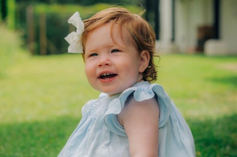 Princess Lilibet at a birthday picnic on the occasion of her first birthday, at Frogmore Cottage, Windsor, Britain