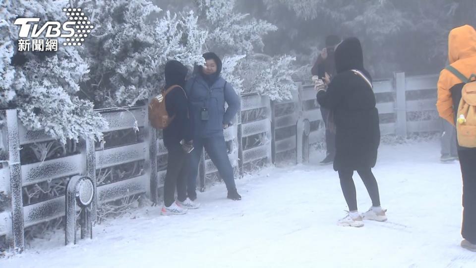 寒流來襲，太平山等地降雪機率高。（示意圖／TVBS）