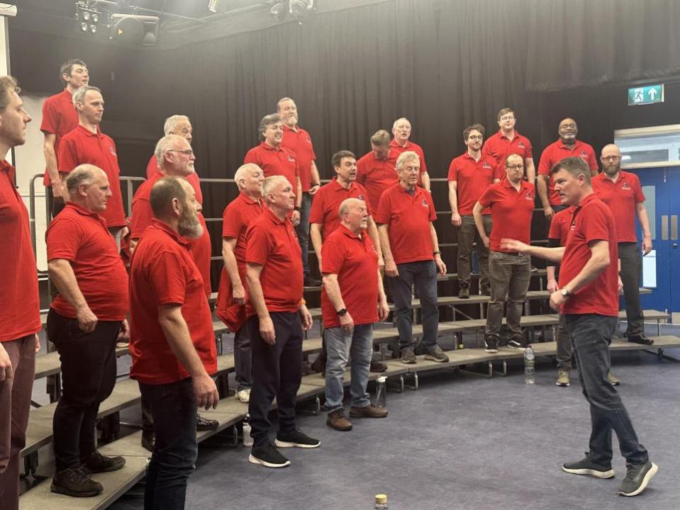 The Bolton News: The Cottontown Chorus rehearsing