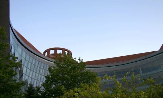 John Joseph Moakley federal courthouse in Boston, Massachusetts. Photo by Danielle Walquist via Wikimedia Commons.