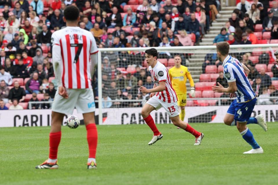 Nathan Bishop played in goal during Sunderland's defeat to Sheffield Wednesday <i>(Image: Ian Horrocks)</i>