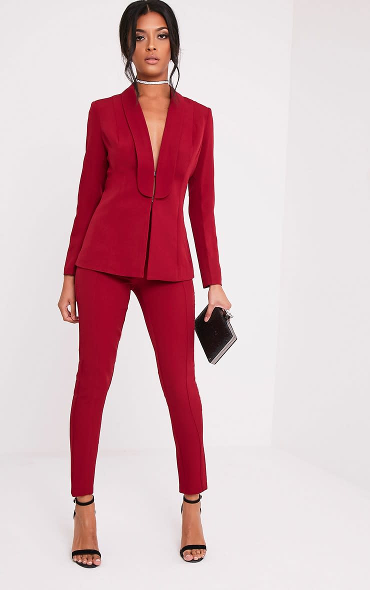 Avani Burgundy Suit
