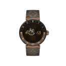 Tambour Horizon Monogram watch, S$4875, Louis Vuitton x Nigo LV2 collection. (PHOTO: Louis Vuitton)