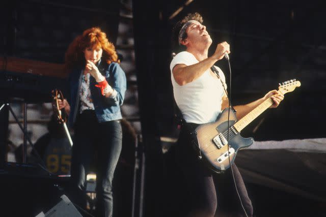<p>Gie Knaeps/Getty</p> Bruce Springsteen and Patti Scialfa