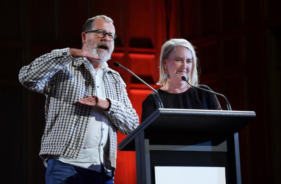 Adelaide festival artistic directors Neil Armfield and Rachel Healy.