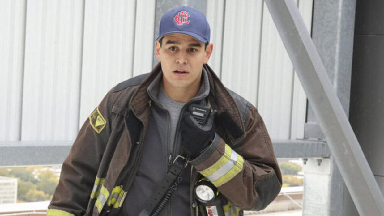  Alberto Rosende as Gallo in Chicago Fire Season 11. 