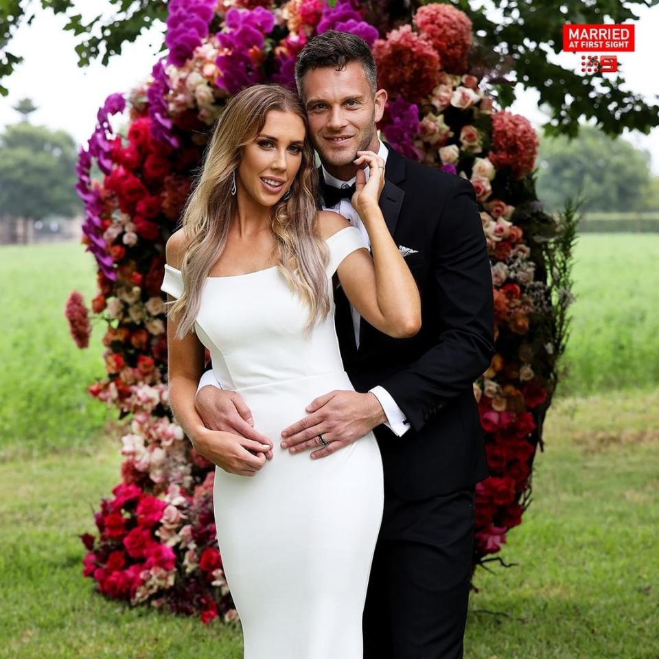 It was revealed during the finale that Beck had cheated on Jake when she went to Perth before the final vows. Photo: Nine